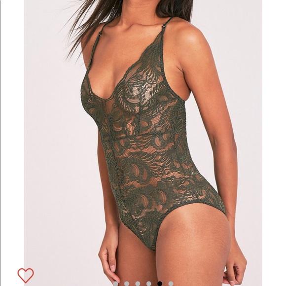 PrettyLittleThing Tops - NWOT Pretty little things laced body suit